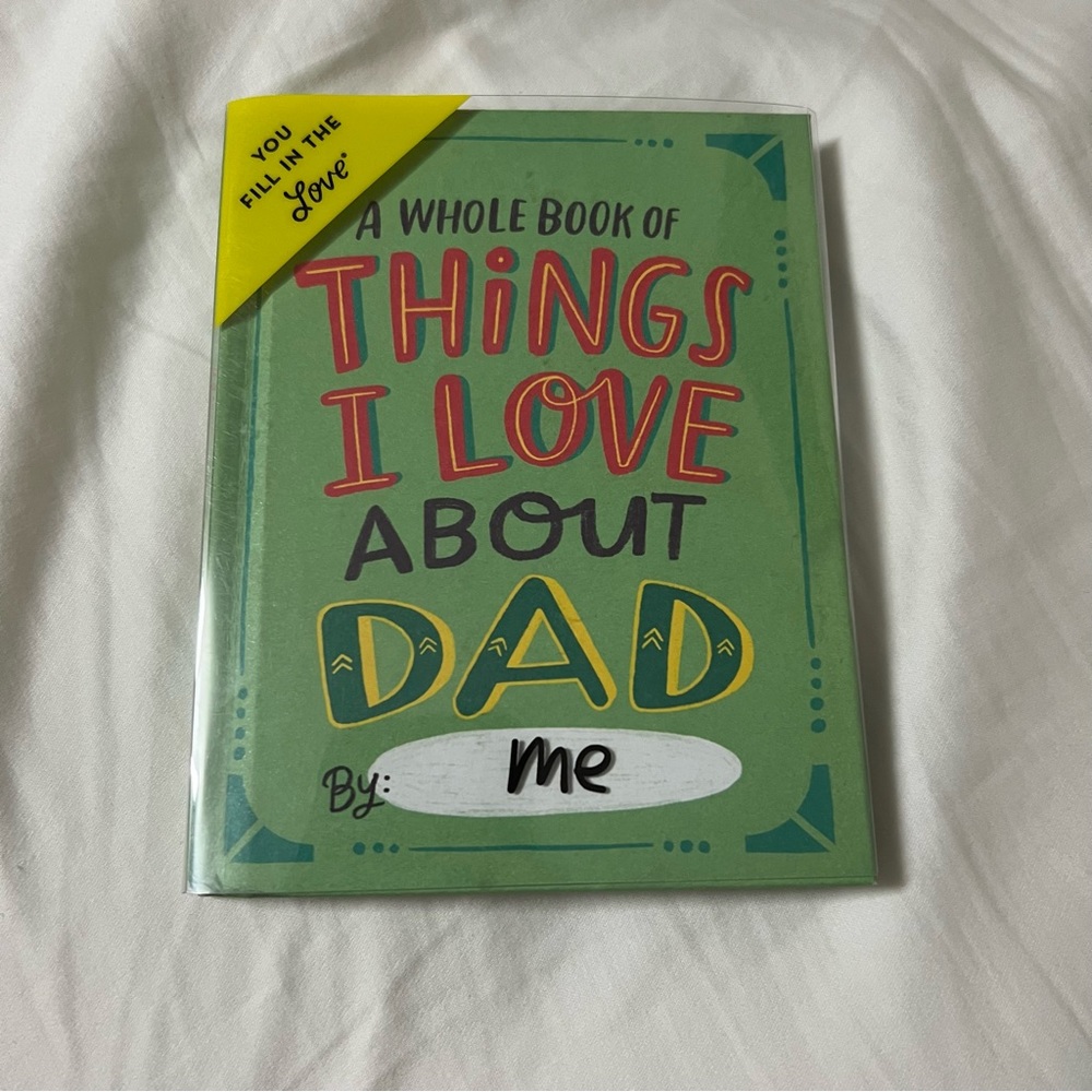 Things I Love About Dad Book